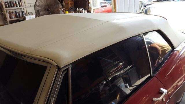 1967 Red Chevrolet Impala Convertible