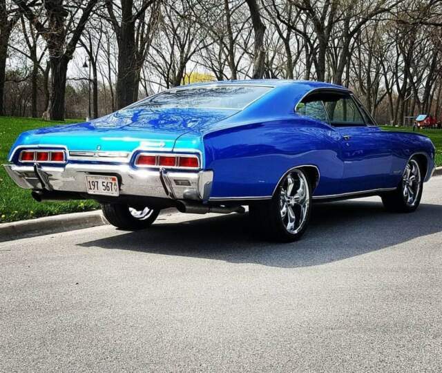 1967 Blue Chevrolet Impala Coupe
