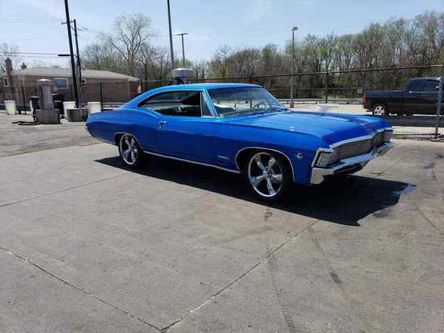1967 Blue Chevrolet Impala Coupe