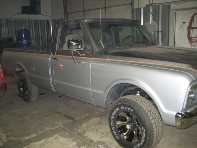 1967 Silver Chevrolet C-10 Standard Cab Pickup