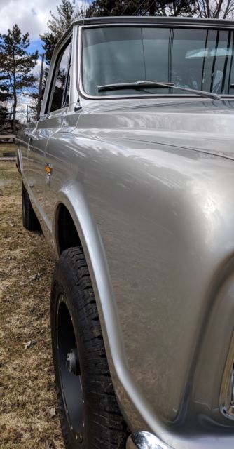 1967 Silver Chevrolet C/K Pickup 1500 Standard Cab Pickup