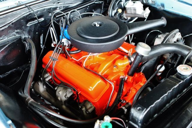 1967 Blue Chevrolet Malibu --