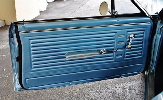 1967 Blue Chevrolet Malibu --