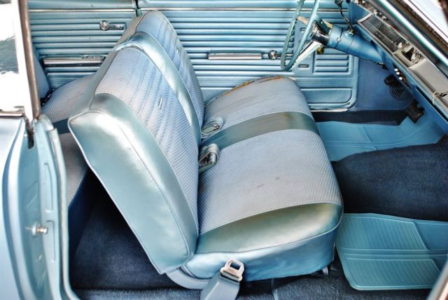 1967 Blue Chevrolet Malibu --