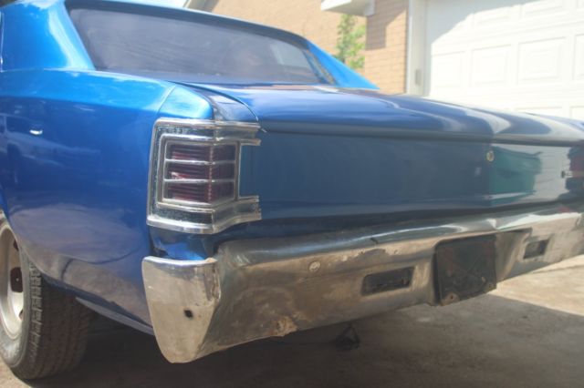 1967 Blue Chevrolet Malibu Coupe