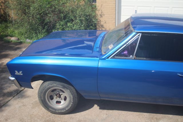 1967 Blue Chevrolet Malibu Coupe