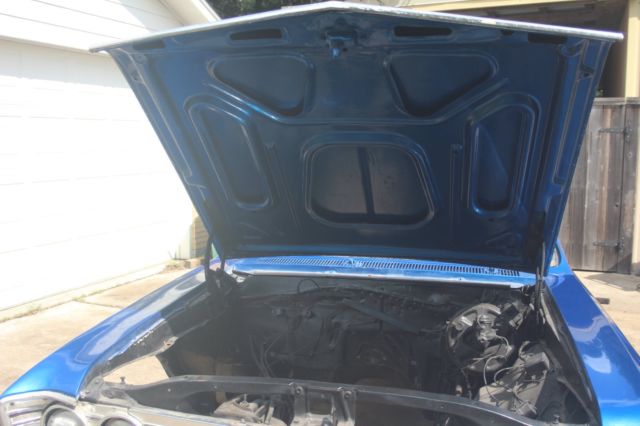 1967 Blue Chevrolet Malibu Coupe