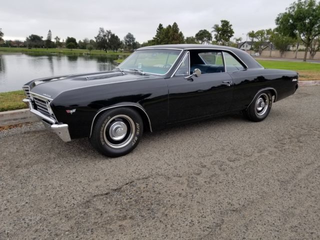 1967 Black Chevrolet Malibu