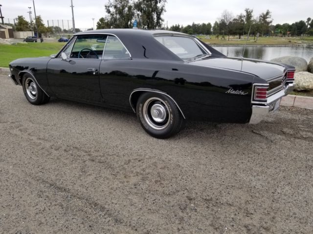 1967 Black Chevrolet Malibu