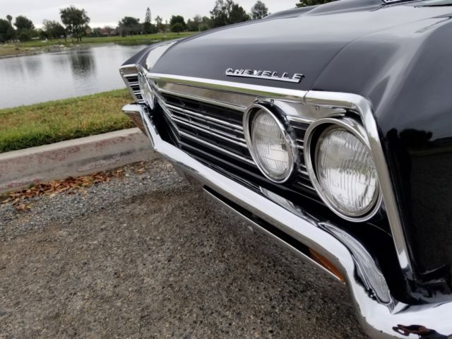 1967 Black Chevrolet Malibu