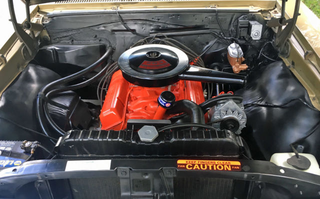 1967 Gold Chevrolet Malibu Sedan