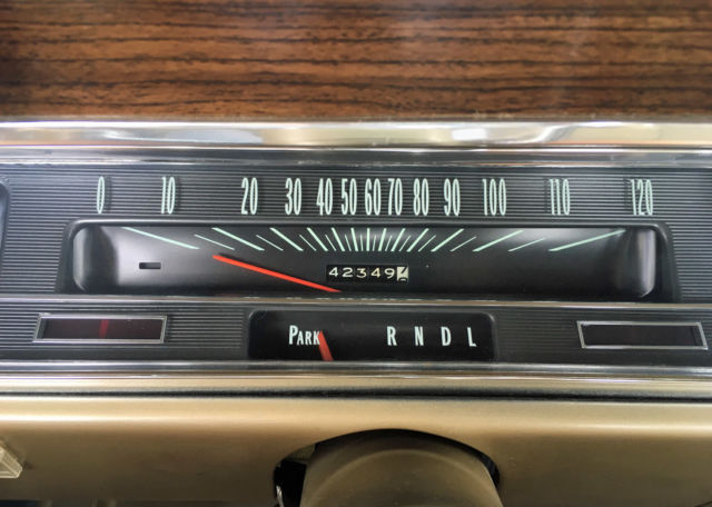 1967 Gold Chevrolet Malibu Sedan