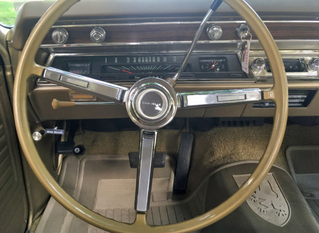 1967 Gold Chevrolet Malibu Sedan