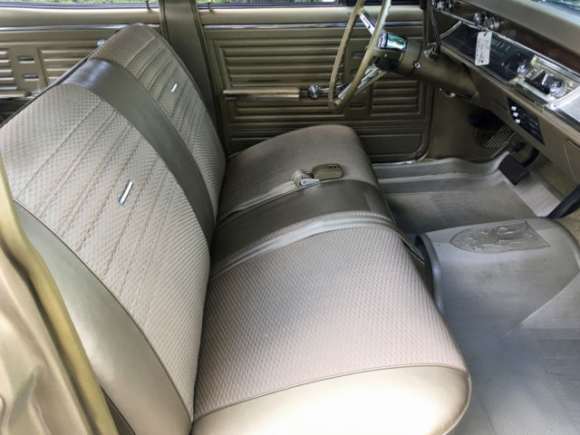 1967 Gold Chevrolet Malibu Sedan