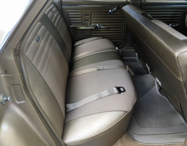 1967 Gold Chevrolet Malibu Sedan