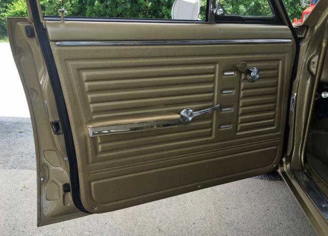 1967 Gold Chevrolet Malibu Sedan