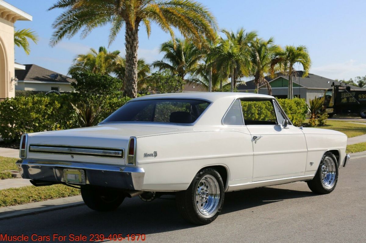 1967 White Chevrolet Nova Coupe