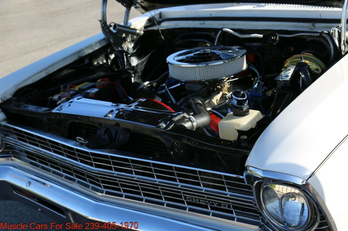 1967 White Chevrolet Nova Coupe