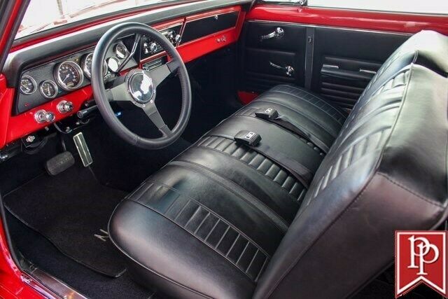 1967 Red Chevrolet Nova 4dr Car