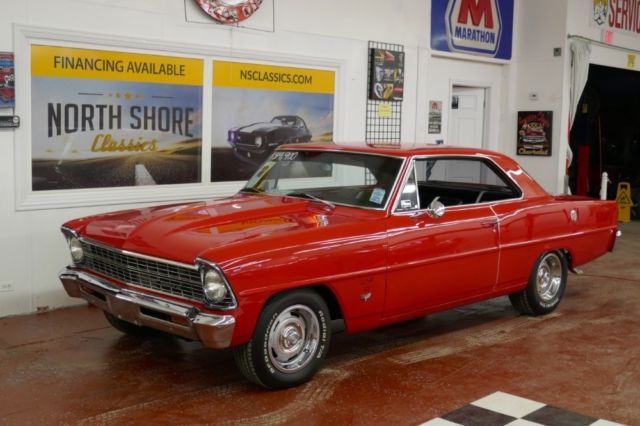 1967 Red Chevrolet Nova Coupe