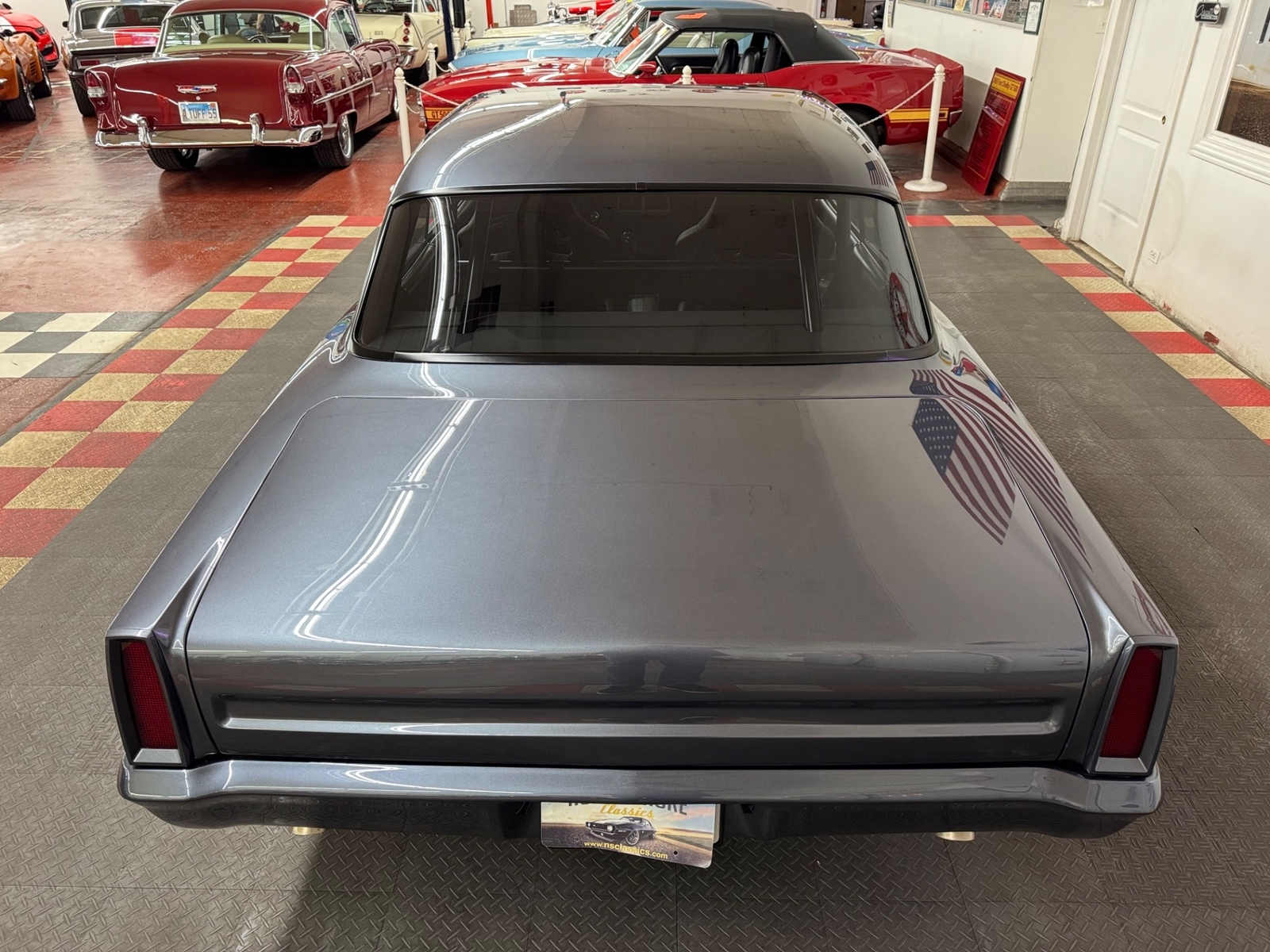 1967 Red Chevrolet Nova Coupe
