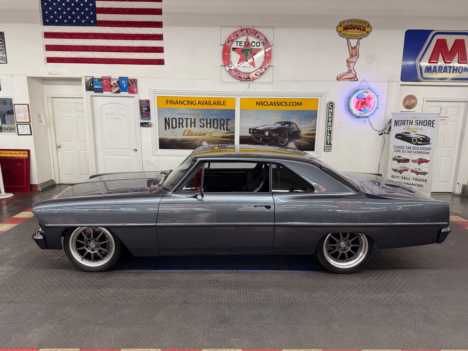 1967 Red Chevrolet Nova Coupe