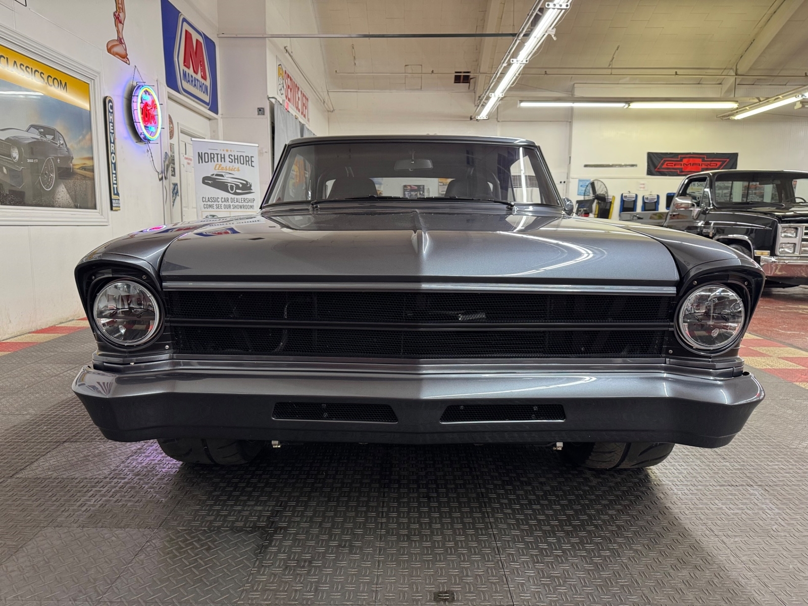 1967 Red Chevrolet Nova Coupe
