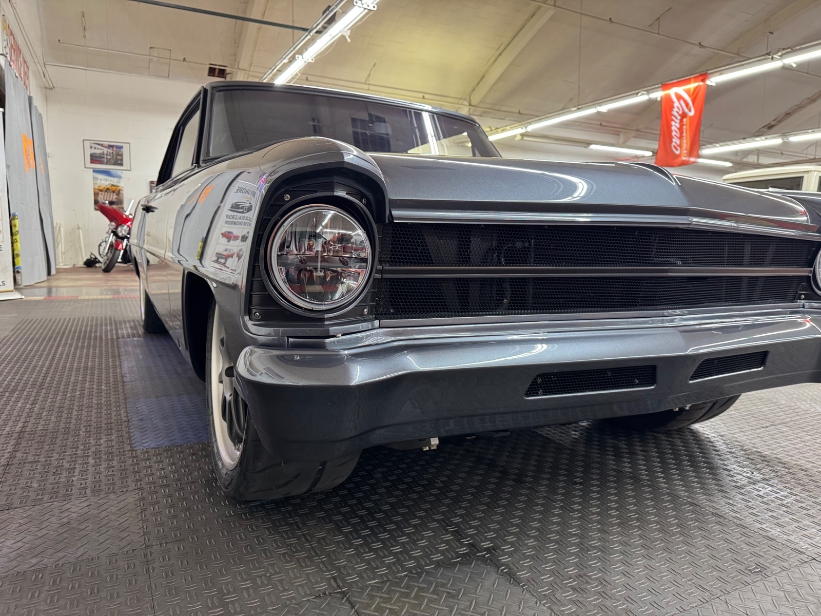 1967 Red Chevrolet Nova Coupe