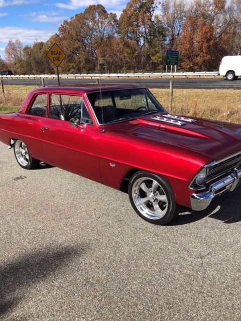 1967 Fire most red Chevrolet Nova Sedan