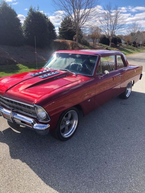 1967 Fire most red Chevrolet Nova Sedan