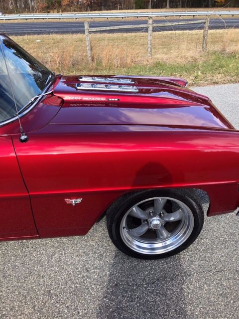 1967 Fire most red Chevrolet Nova Sedan