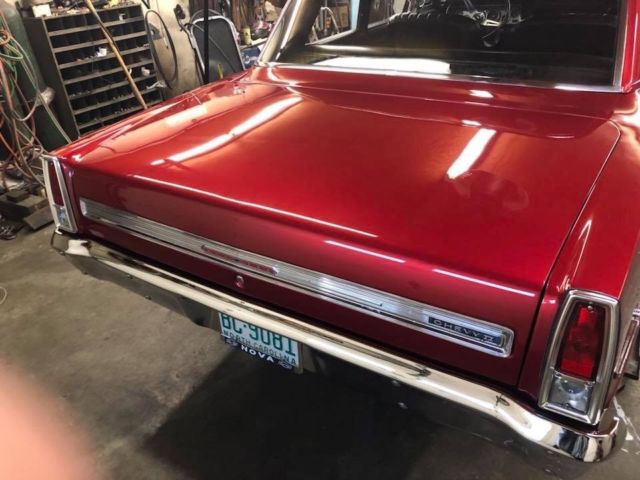 1967 Fire most red Chevrolet Nova Sedan