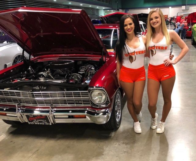 1967 Fire most red Chevrolet Nova Sedan