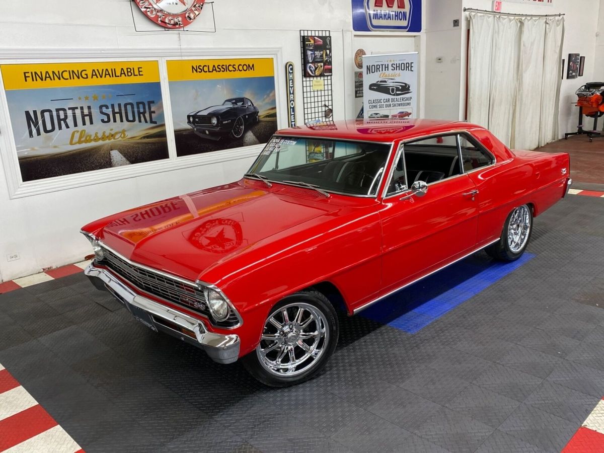 1967 Red Chevrolet Nova Hard Top