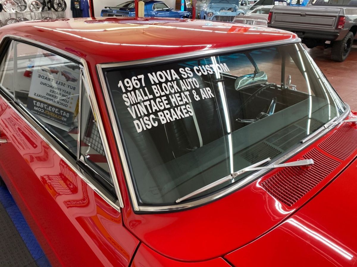 1967 Red Chevrolet Nova Hard Top