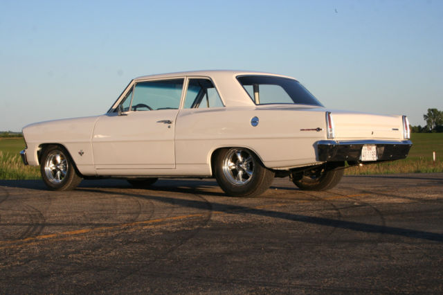 1967 White Chevrolet Nova Coupe