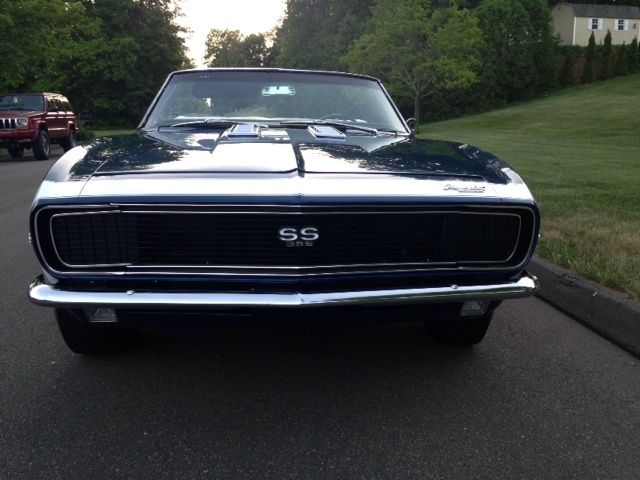1967 Blue Chevrolet Camaro Convertible