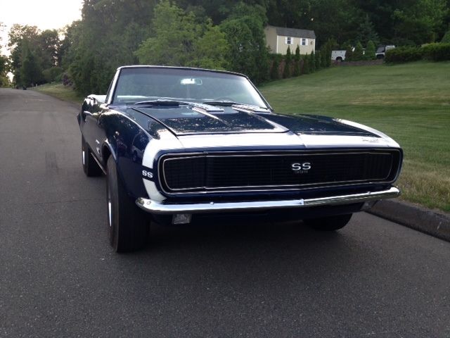 1967 Blue Chevrolet Camaro Convertible