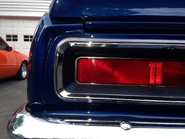 1967 Blue Chevrolet Camaro Convertible