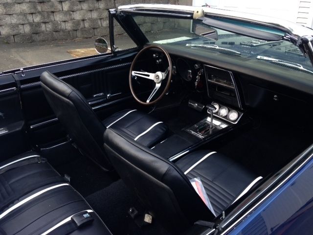 1967 Blue Chevrolet Camaro Convertible