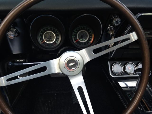 1967 Blue Chevrolet Camaro Convertible