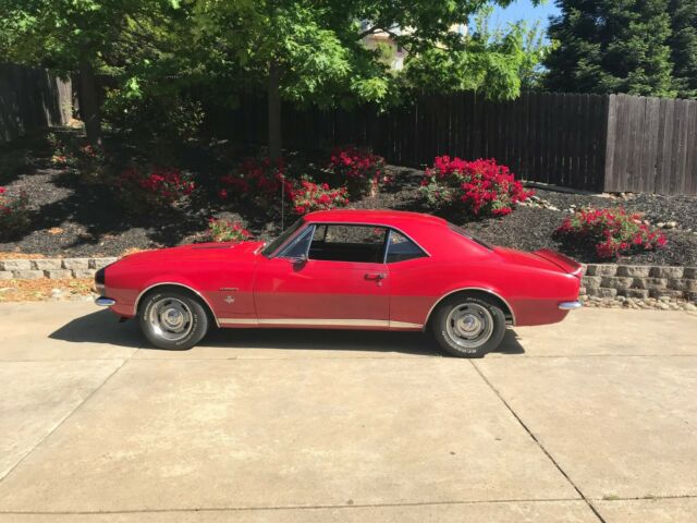 1967 Red Chevrolet Camaro Coupe