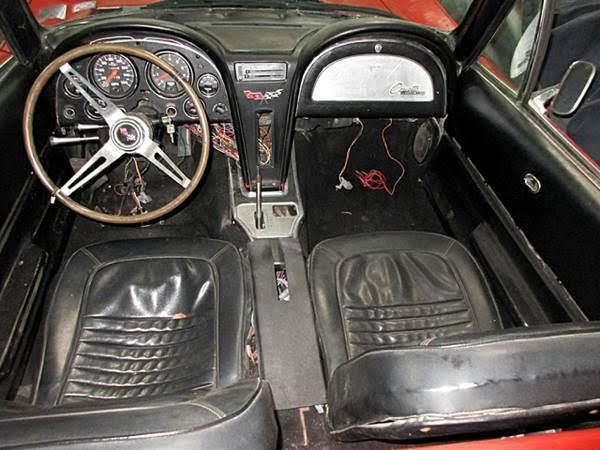 1967 Red Chevrolet Corvette Convertible