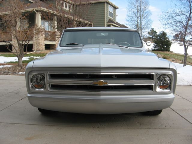 1967 Orange Chevrolet C-10