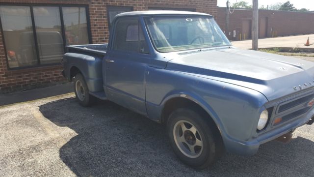 1967 Blue Chevrolet C-10 stepside