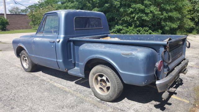 1967 Blue Chevrolet C-10 stepside