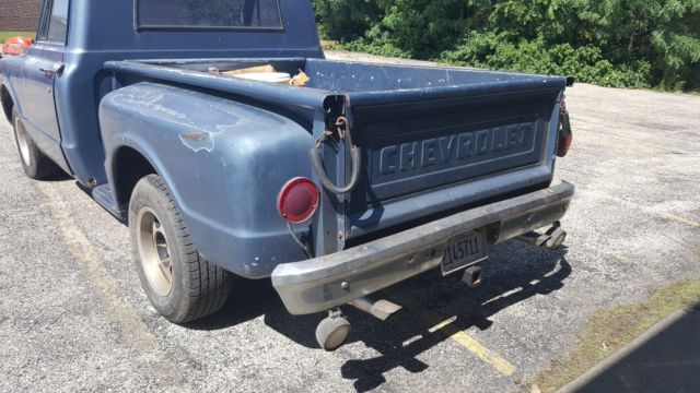 1967 Blue Chevrolet C-10 stepside