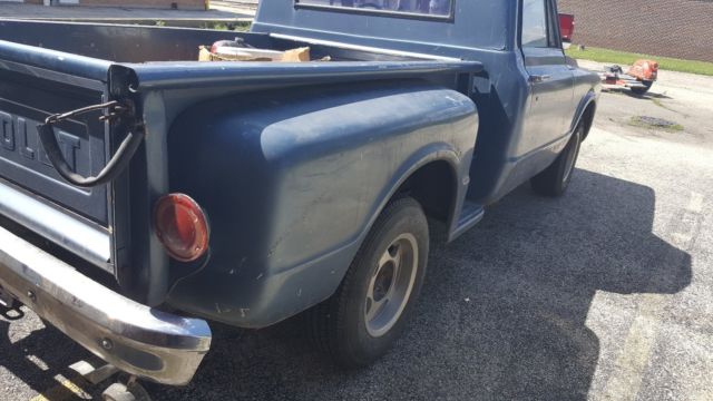 1967 Blue Chevrolet C-10 stepside