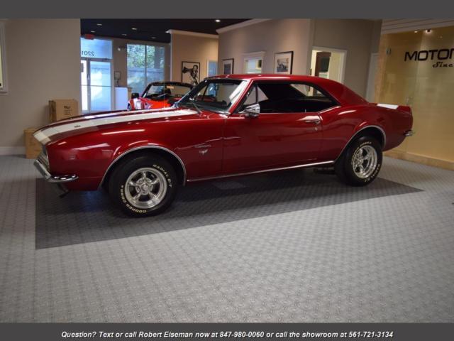 1967 Maroon Chevrolet Camaro --