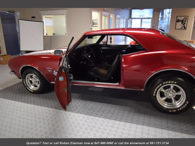 1967 Maroon Chevrolet Camaro --